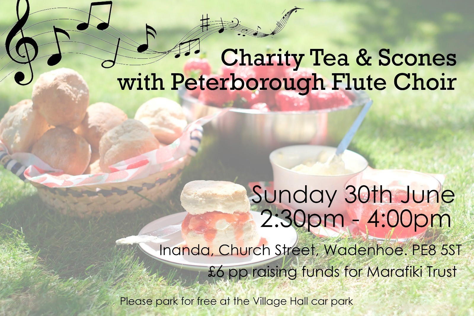 Fundraising cream tea afternoon for the Marafiki Trust